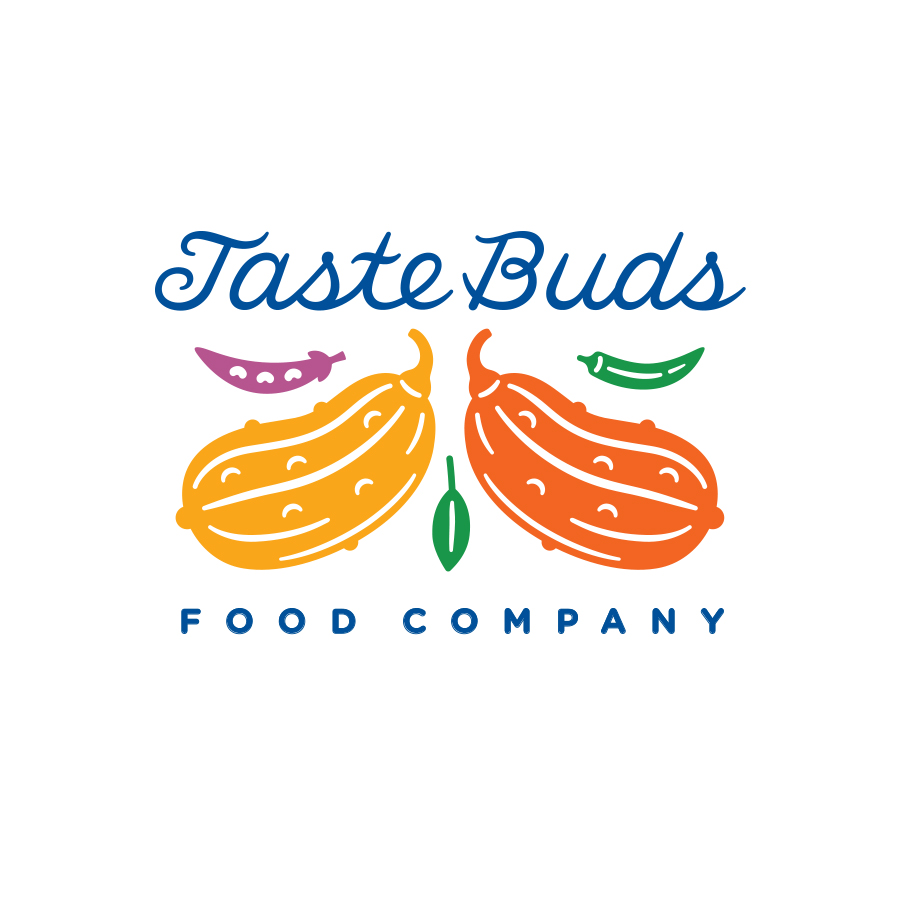 Taste Buds Food Company - sub brand logo design by logo designer dennardlacey.com for your inspiration and for the worlds largest logo competition