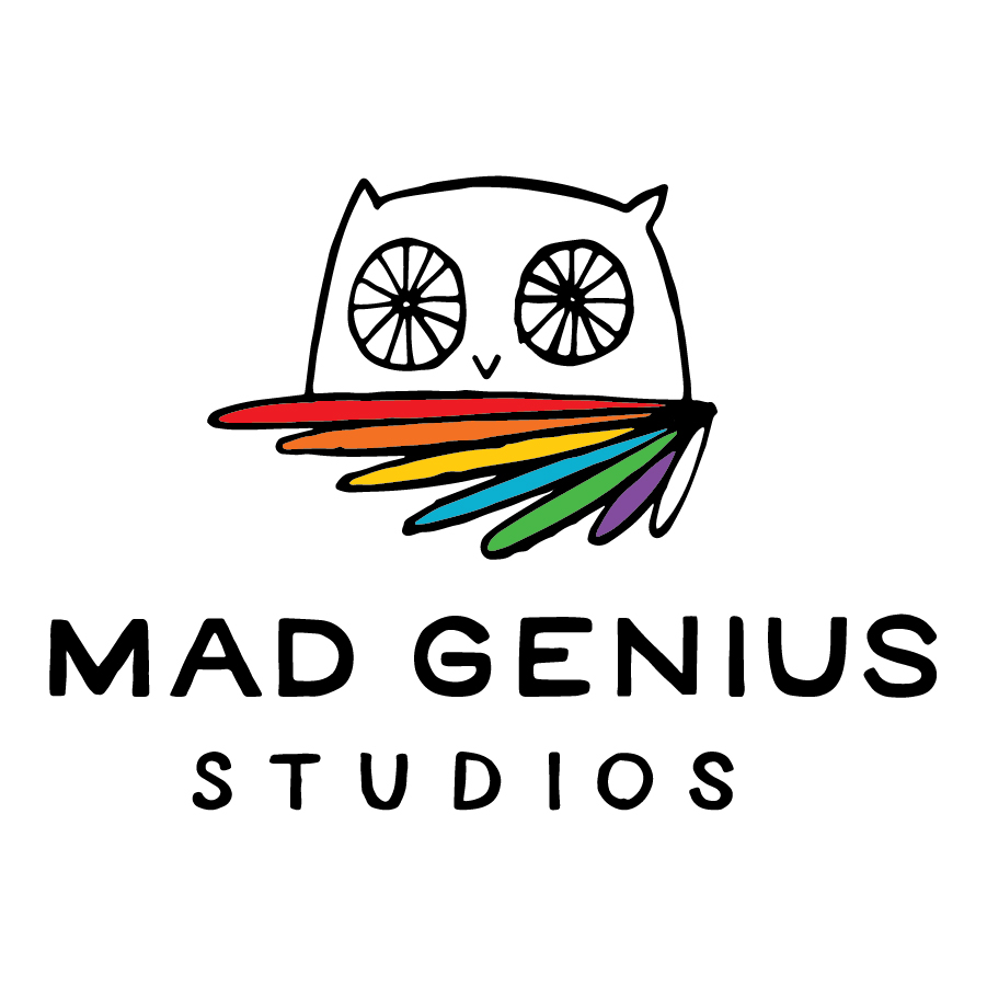 Mad Genius Studios logo design by logo designer Kay Wolfersperger for your inspiration and for the worlds largest logo competition