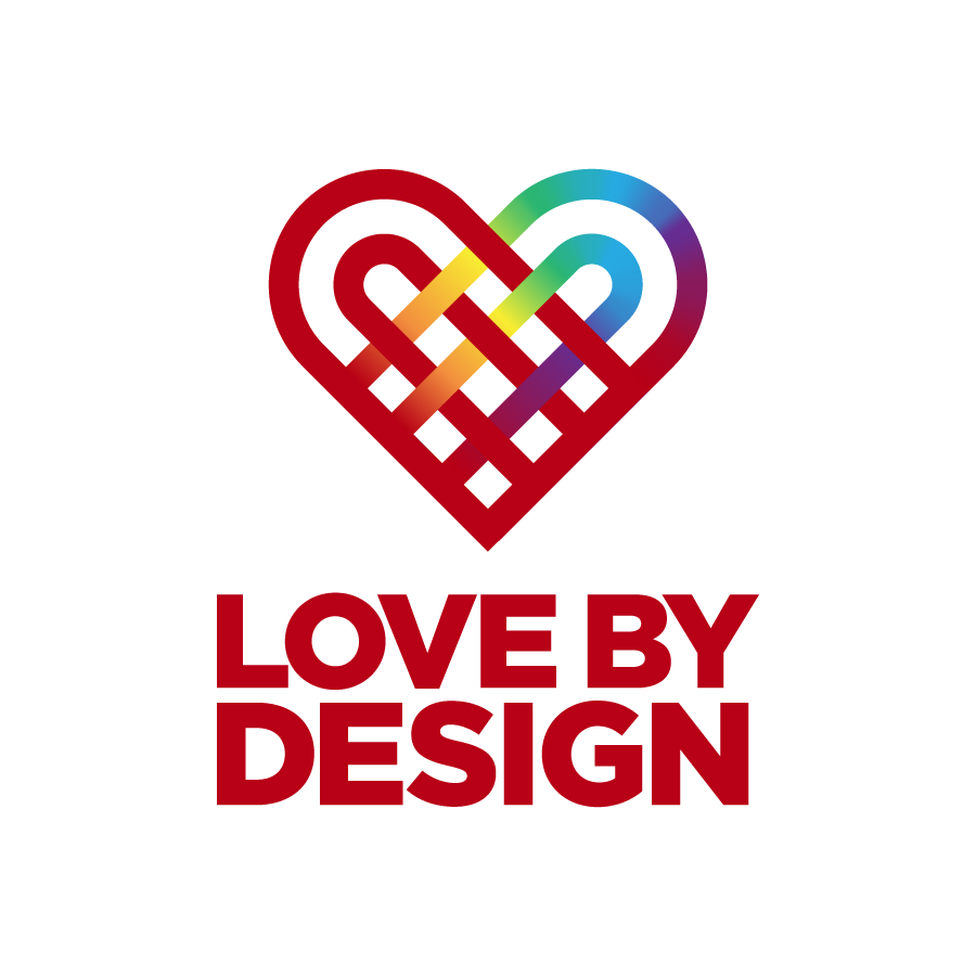 Love By Design logo design by logo designer Brian Nutt for your inspiration and for the worlds largest logo competition