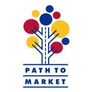 Path to Market logo design by logo designer Bronson Ma Creative for your inspiration and for the worlds largest logo competition