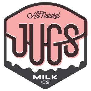 Jugs Milk Company - Color logo design by logo designer Likewise for your inspiration and for the worlds largest logo competition