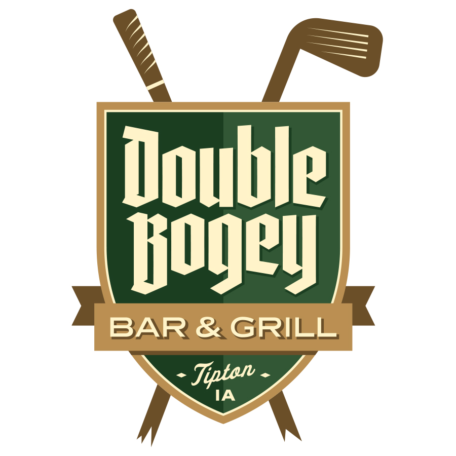 Double Bogey Bar & Grill logo design by logo designer Kidd Design for your inspiration and for the worlds largest logo competition