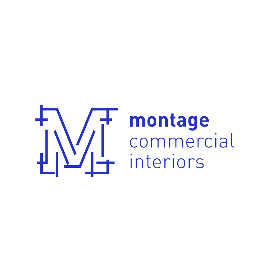 Montage Commercial interiors logo design by logo designer emedia creative for your inspiration and for the worlds largest logo competition