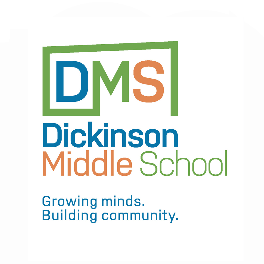 Dickinson Middle School logo design by logo designer DLR Group  for your inspiration and for the worlds largest logo competition