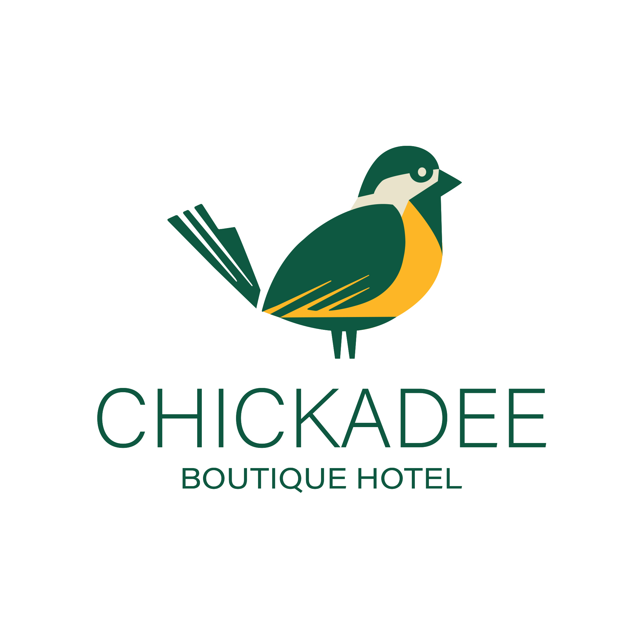 Chickadee Boutique Hotel 01 logo design by logo designer DLR Group  for your inspiration and for the worlds largest logo competition