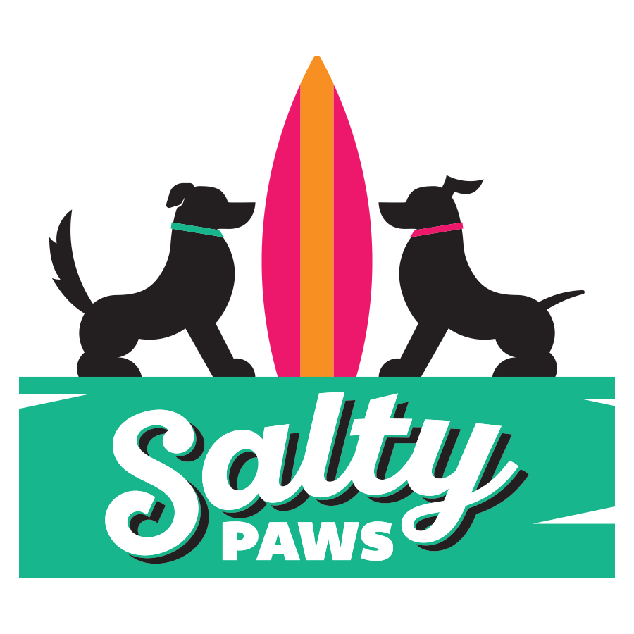 Salty Paws 1 logo design by logo designer Haffelder Studios for your inspiration and for the worlds largest logo competition