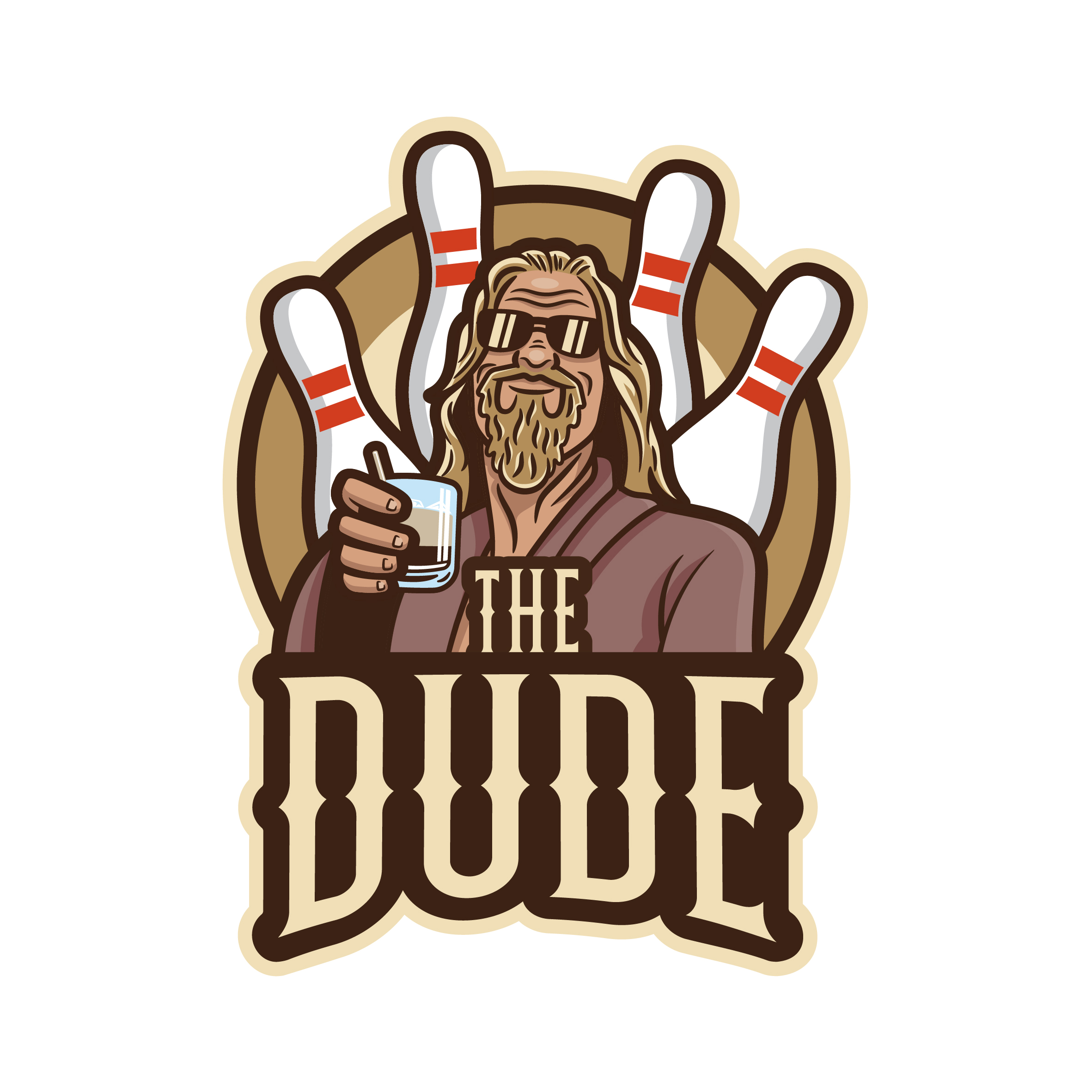 The Dude logo design by logo designer Tortoiseshell Black for your inspiration and for the worlds largest logo competition