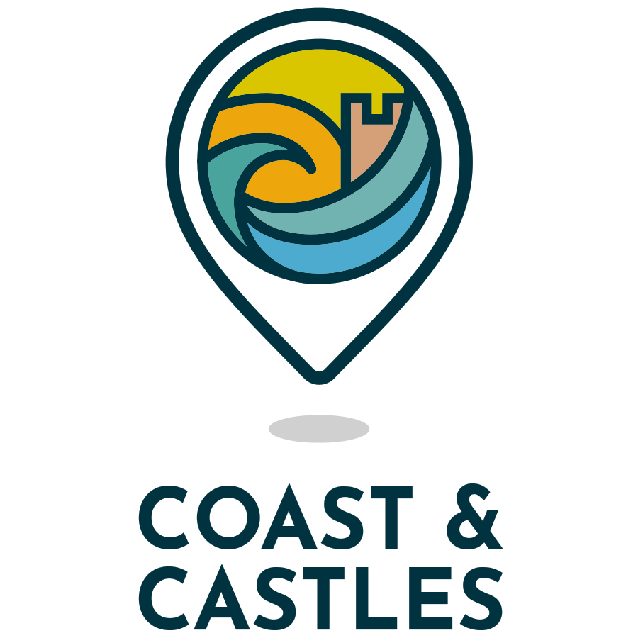 Coast & Castles Connection logo design by logo designer Anna Brand Creative Ltd for your inspiration and for the worlds largest logo competition