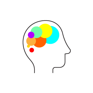 Color brain logo design by logo designer Dmitry Zelinskiy for your inspiration and for the worlds largest logo competition