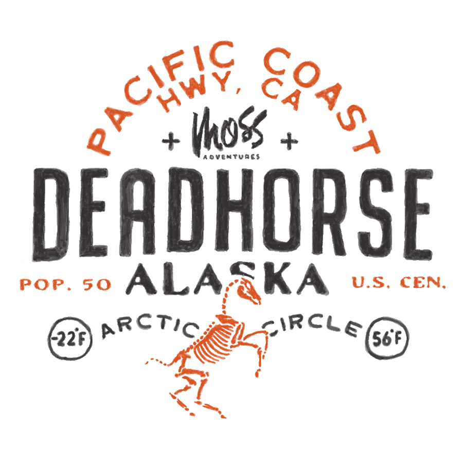 MossAdventuresDeadhorseTour logo design by logo designer Moss Creative, LLC for your inspiration and for the worlds largest logo competition