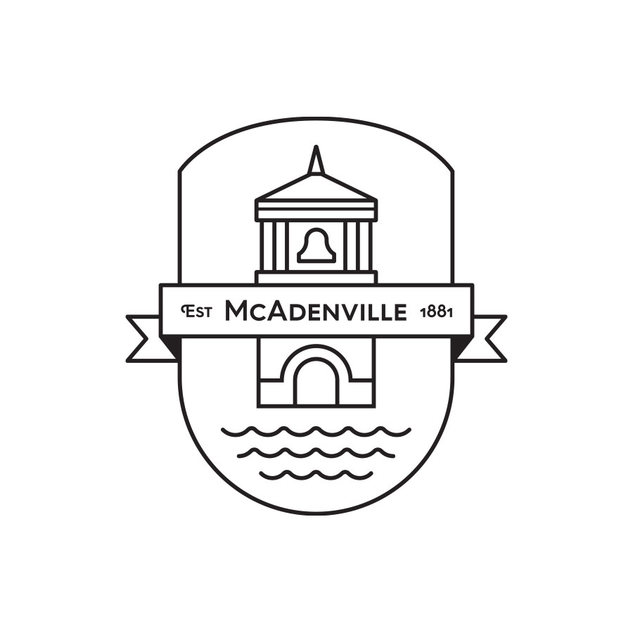 McAdenville logo design by logo designer Leap Creative for your inspiration and for the worlds largest logo competition