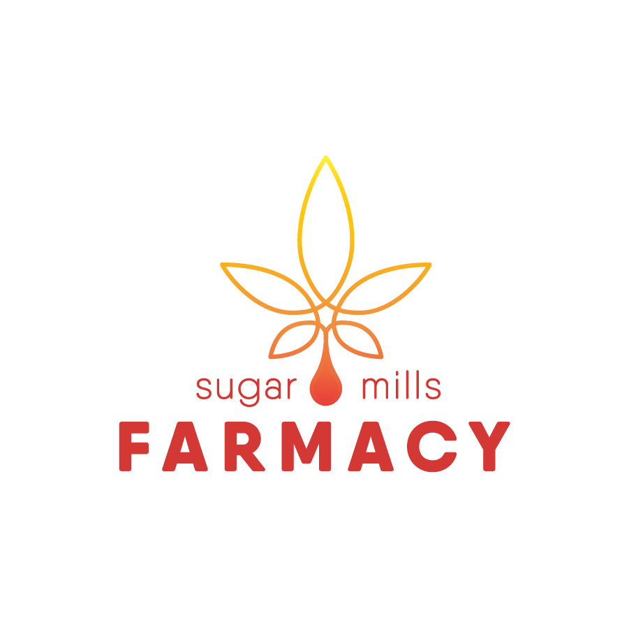 Sugar Mills Farmacy logo design by logo designer TerriLowry.com for your inspiration and for the worlds largest logo competition