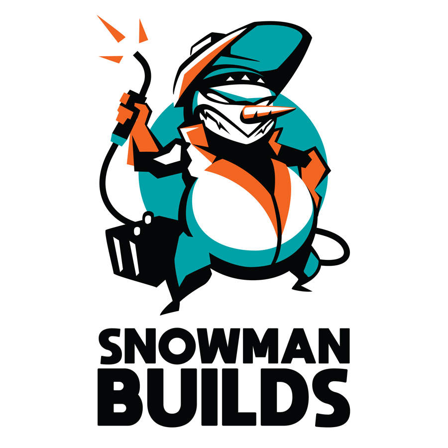 Snowman Builds logo design by logo designer The Mixing Bowl Graphic Design for your inspiration and for the worlds largest logo competition