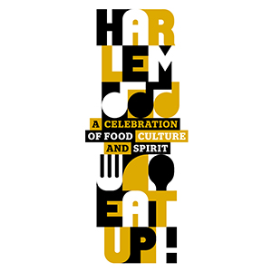Harlem EatUp! logo gold logo design by logo designer OCD | Original Champions of Design for your inspiration and for the worlds largest logo competition