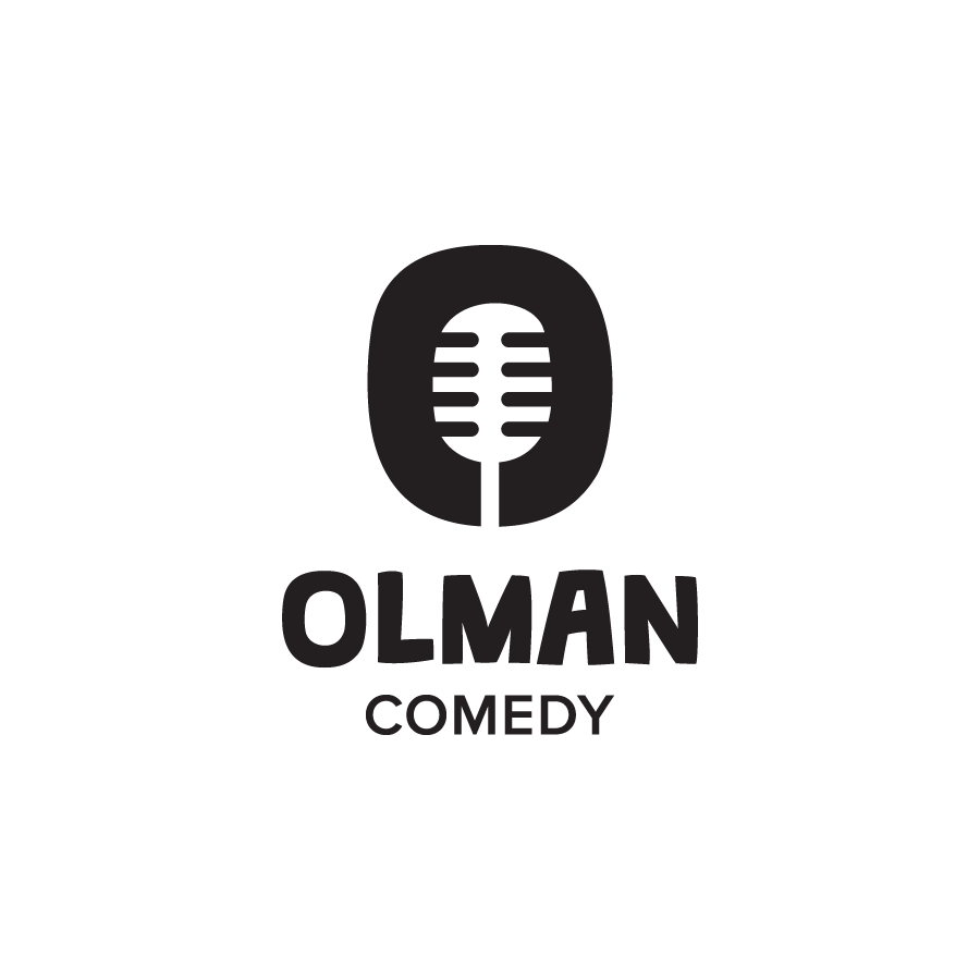 Olman comedy logo design by logo designer Slavisa Dujkovic for your inspiration and for the worlds largest logo competition