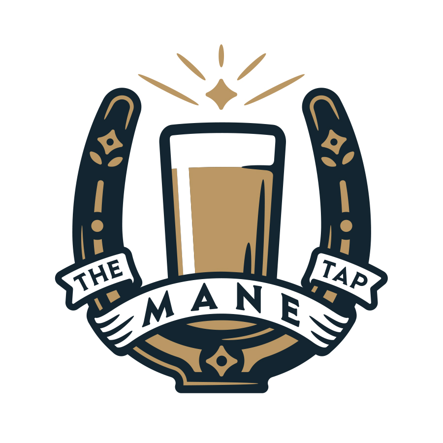 The Mane Tap logo design by logo designer Fooser Sports for your inspiration and for the worlds largest logo competition
