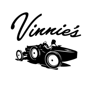 Vinnie's logo design by logo designer David Cran Design for your inspiration and for the worlds largest logo competition