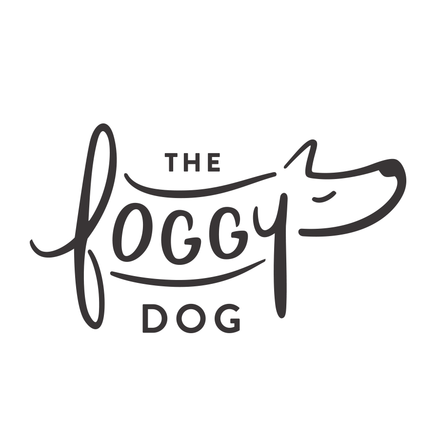 The Foggy Dog logo design by logo designer Jody Worthington Graphic Design for your inspiration and for the worlds largest logo competition