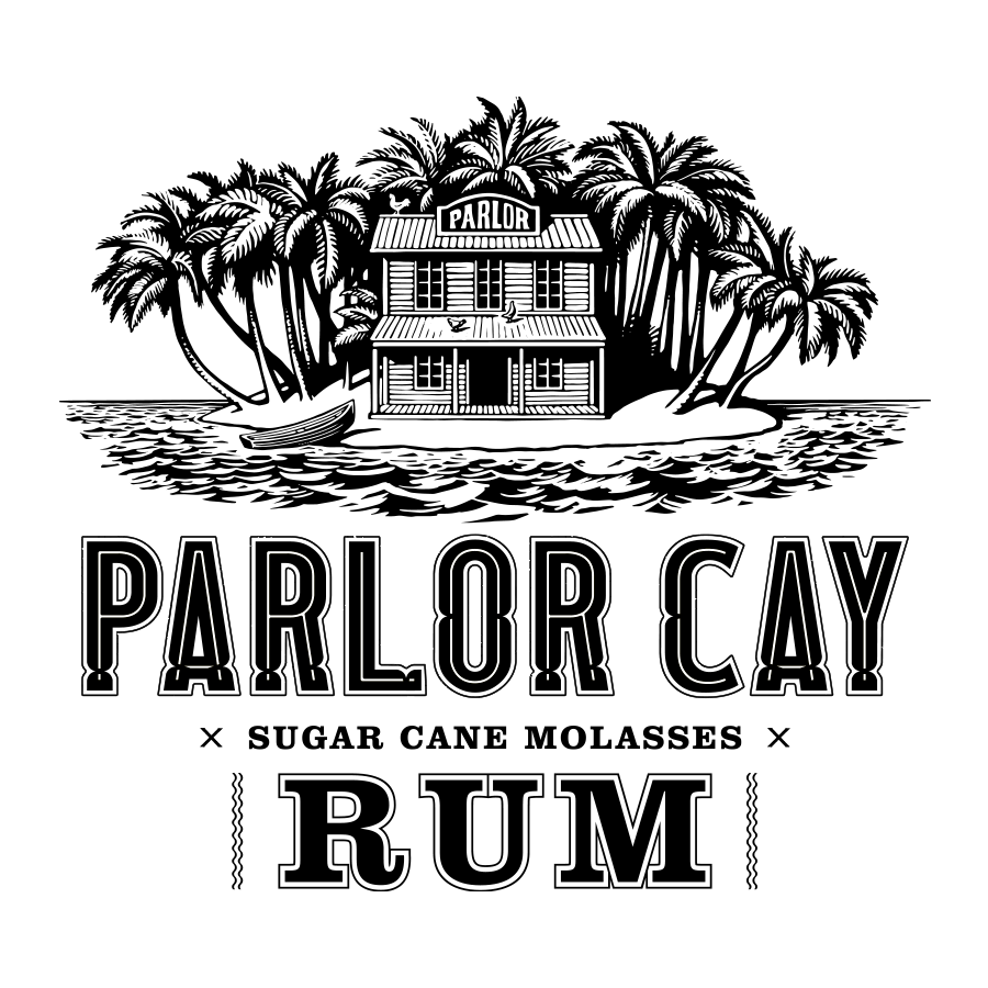 Parlor Cay Rum logo design by logo designer Chad Michael Studio for your inspiration and for the worlds largest logo competition