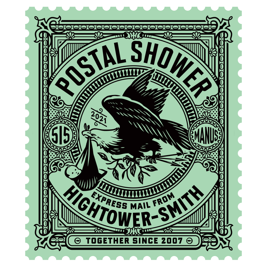 Postal Shower  logo design by logo designer Chad Michael Studio for your inspiration and for the worlds largest logo competition