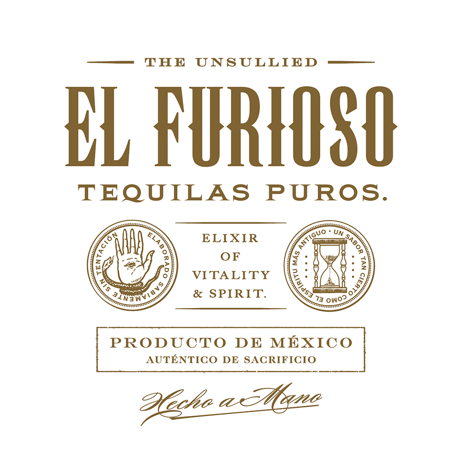 El Furioso Tequila logo design by logo designer Chad Michael Studio for your inspiration and for the worlds largest logo competition