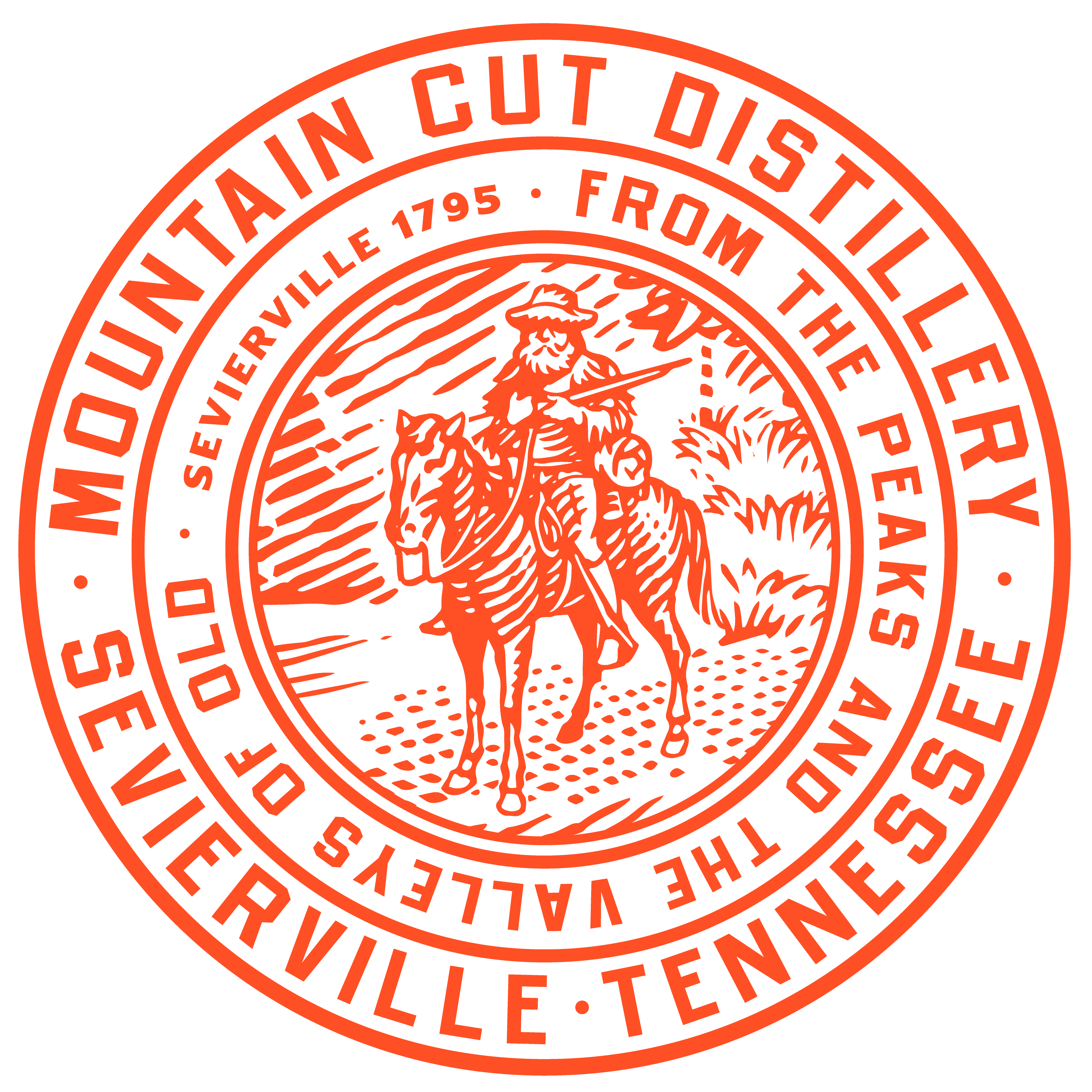 Mountain Cut Distillery logo design by logo designer Chad Michael Studio for your inspiration and for the worlds largest logo competition