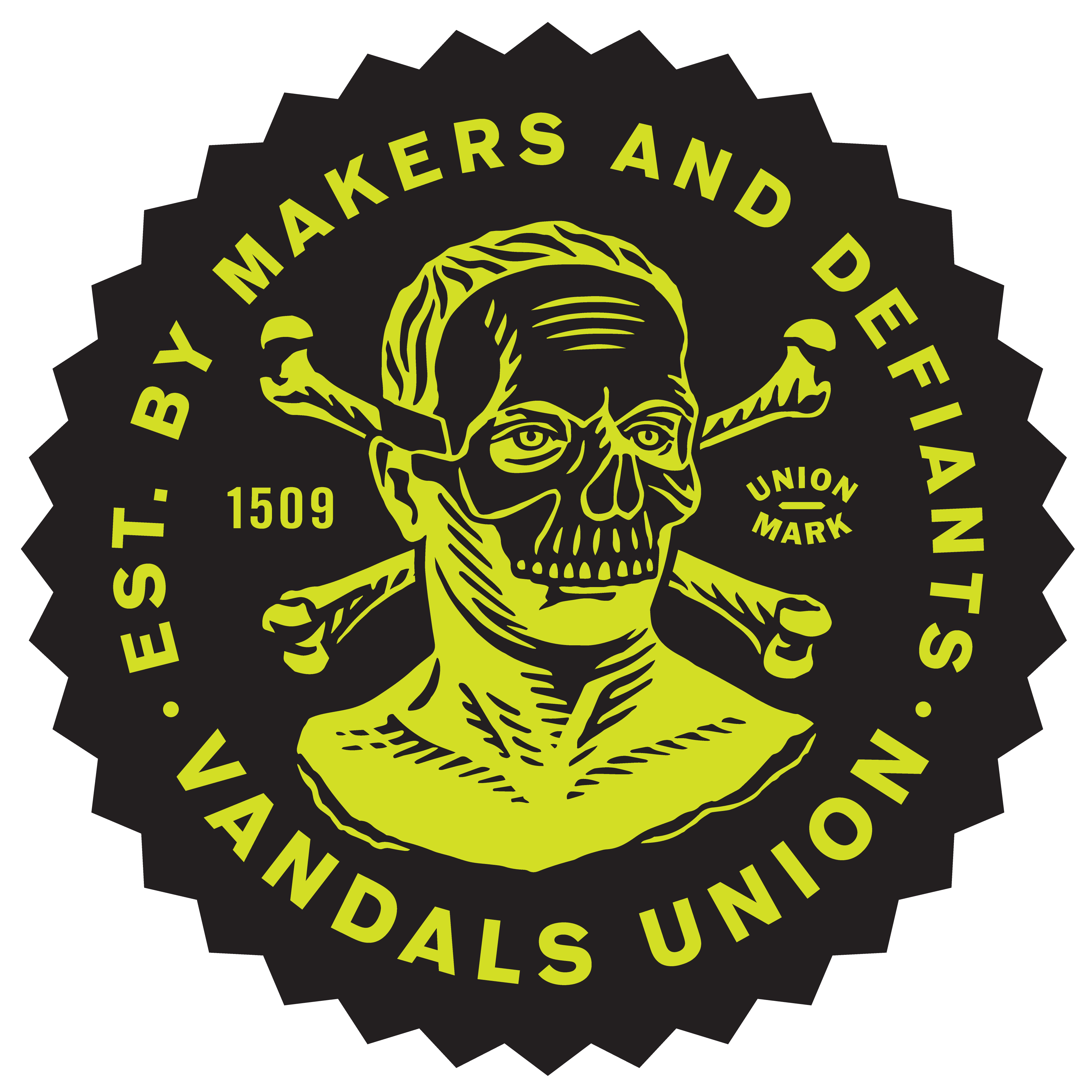 Vandals Union  logo design by logo designer Chad Michael Studio for your inspiration and for the worlds largest logo competition