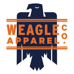 Weagle Apparel Company Overlay logo design by logo designer Bethany Heck for your inspiration and for the worlds largest logo competition