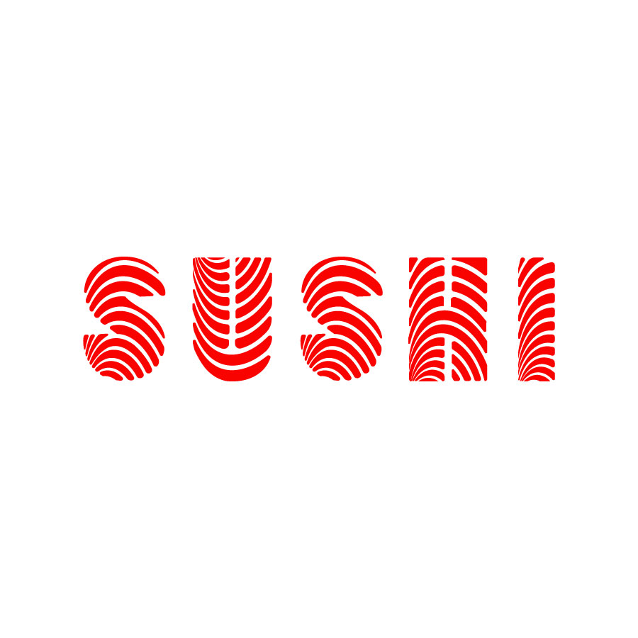 SUSHI logo design by logo designer Stevan Rodic for your inspiration and for the worlds largest logo competition