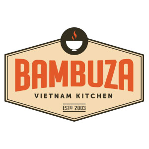 Bambuza Vietnam Kitchen logo design by logo designer Letter Shoppe for your inspiration and for the worlds largest logo competition