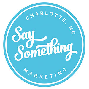 Say Something Marketing logo design by logo designer Letter Shoppe for your inspiration and for the worlds largest logo competition