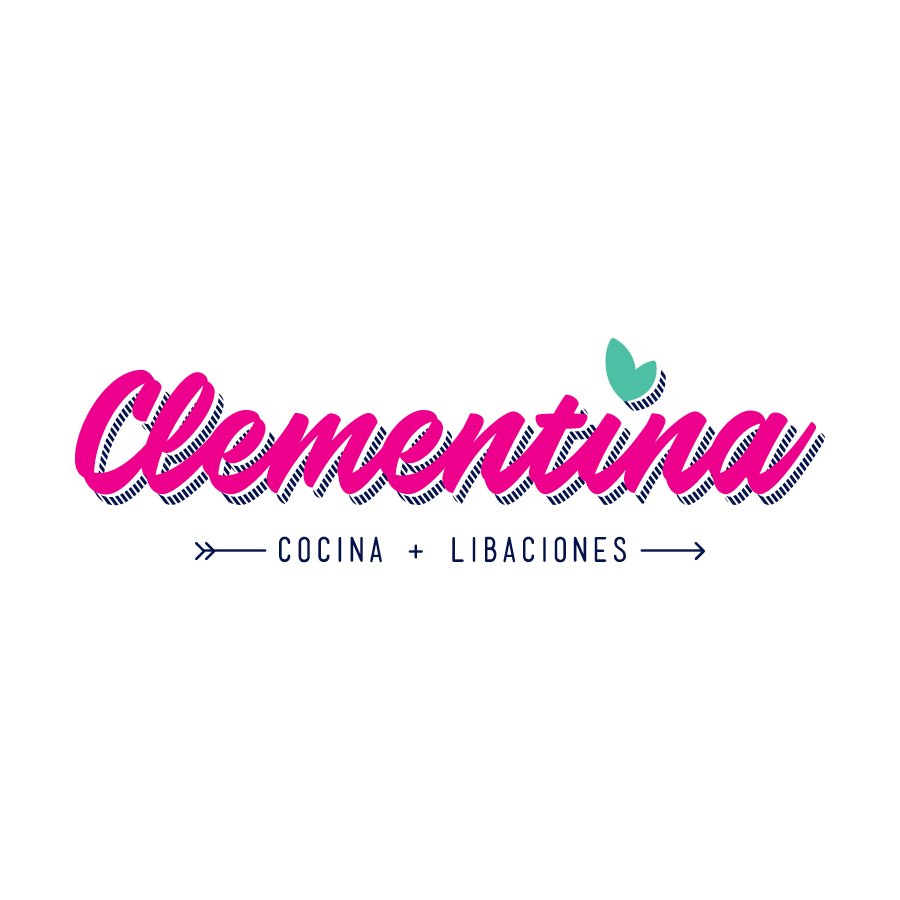 Clementina logotype logo design by logo designer Melissa Wehrman Designs for your inspiration and for the worlds largest logo competition