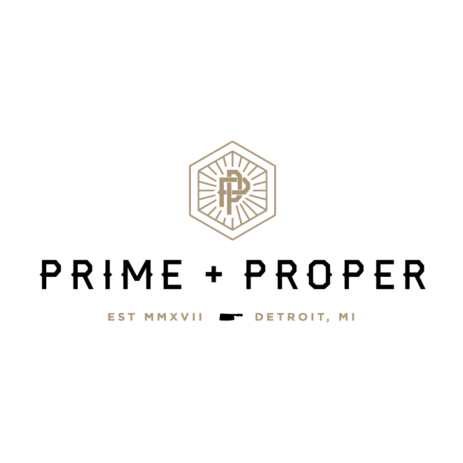 Prime + Proper logotype logo design by logo designer Melissa Wehrman Designs for your inspiration and for the worlds largest logo competition