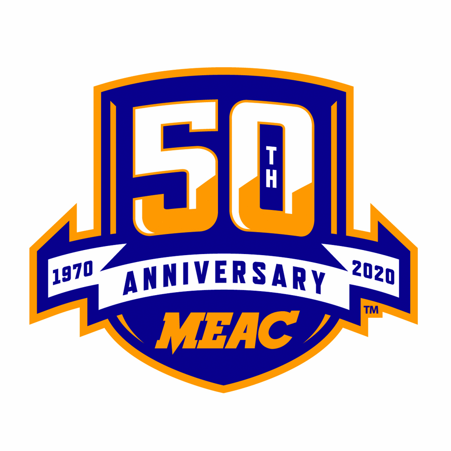 MEAC 50TH ANNIVERSARY logo design by logo designer Rickabaugh Graphics for your inspiration and for the worlds largest logo competition