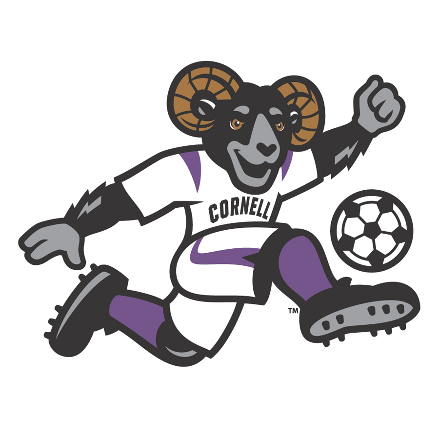 Cornell College Rams Mascot Soccer Art logo design by logo designer Rickabaugh Graphics for your inspiration and for the worlds largest logo competition