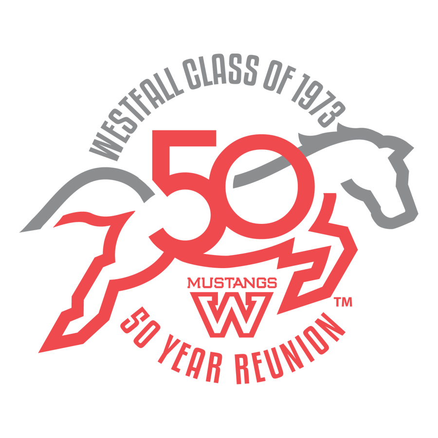 Westfall 50th Reunion Logo logo design by logo designer Rickabaugh Graphics for your inspiration and for the worlds largest logo competition