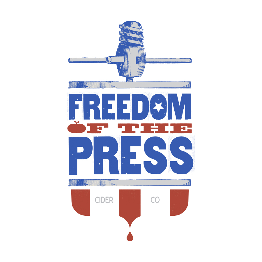 logo-freedom-press logo design by logo designer Greta M. Schmidt + Miles McIlhargie for your inspiration and for the worlds largest logo competition
