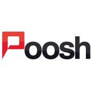 POOSH logo design by logo designer The Netmen Corp for your inspiration and for the worlds largest logo competition