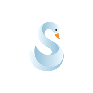 S is for Swan logo design by logo designer JaredLDesign for your inspiration and for the worlds largest logo competition