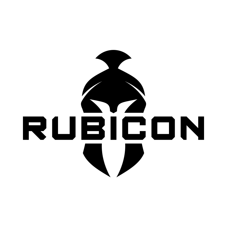Rubicon w Helmet logo design by logo designer Hampton Creative Inc. for your inspiration and for the worlds largest logo competition