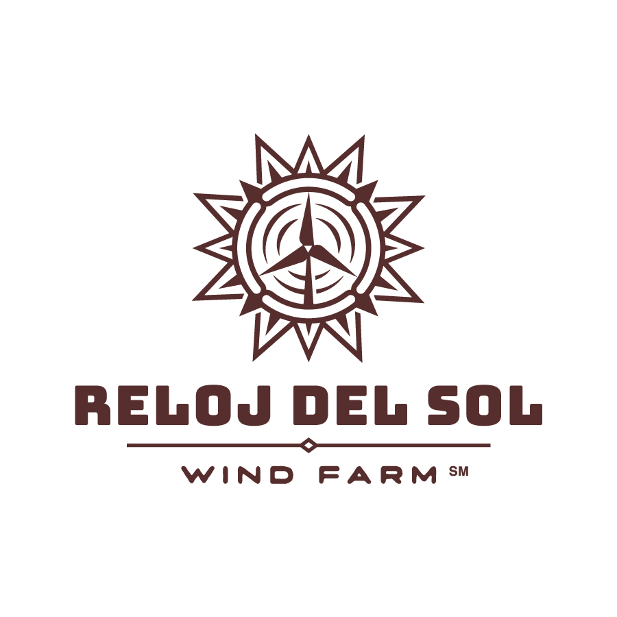Reloj Del Sol Wind Farm logo design by logo designer Murmur Creative for your inspiration and for the worlds largest logo competition