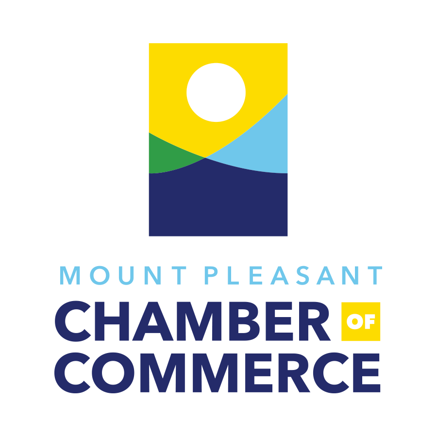Mount Pleasant Chamber of Commerce logo design by logo designer Andrew Barton Design for your inspiration and for the worlds largest logo competition