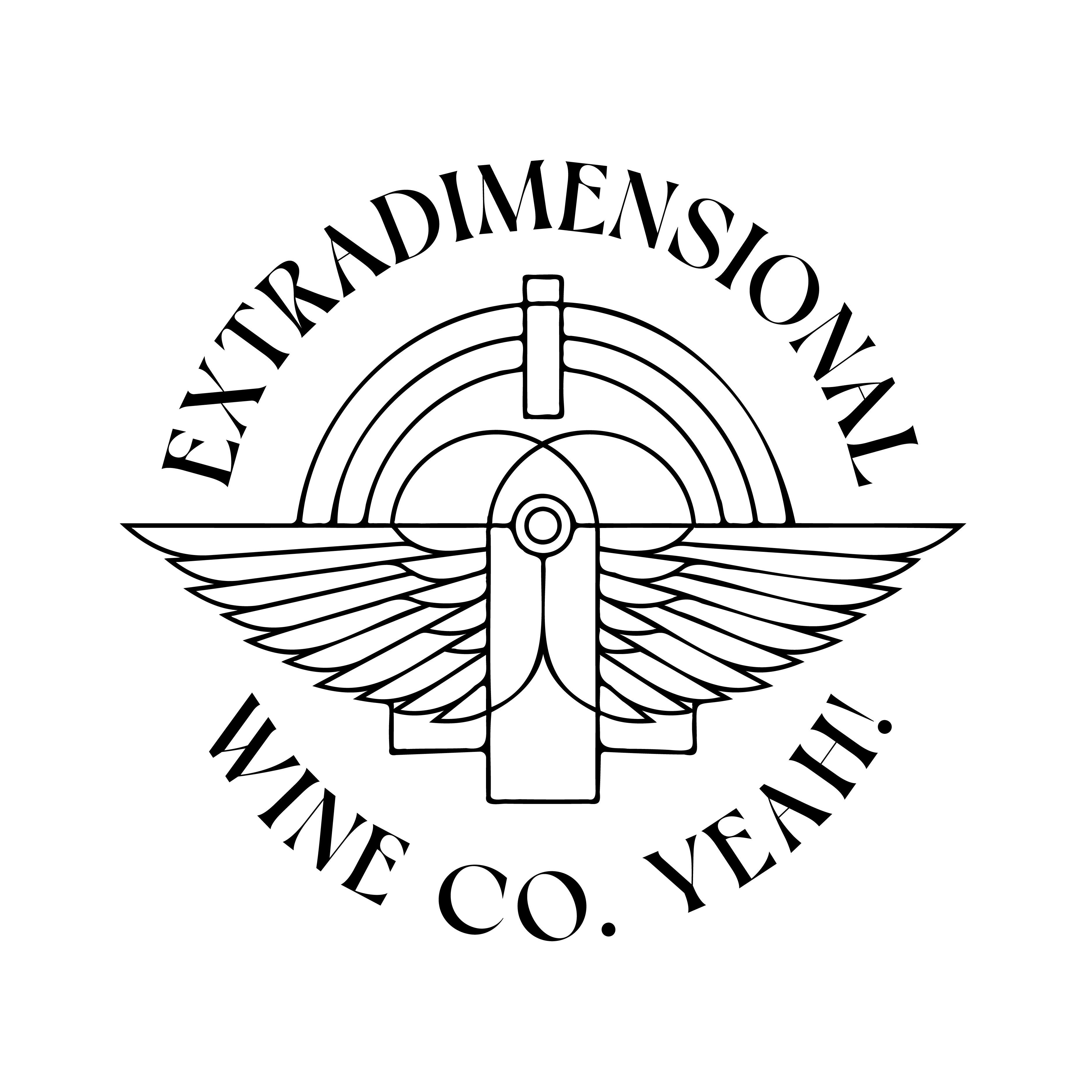 Extradimensional Wine Co. Yeah! logo design by logo designer Steely Works for your inspiration and for the worlds largest logo competition
