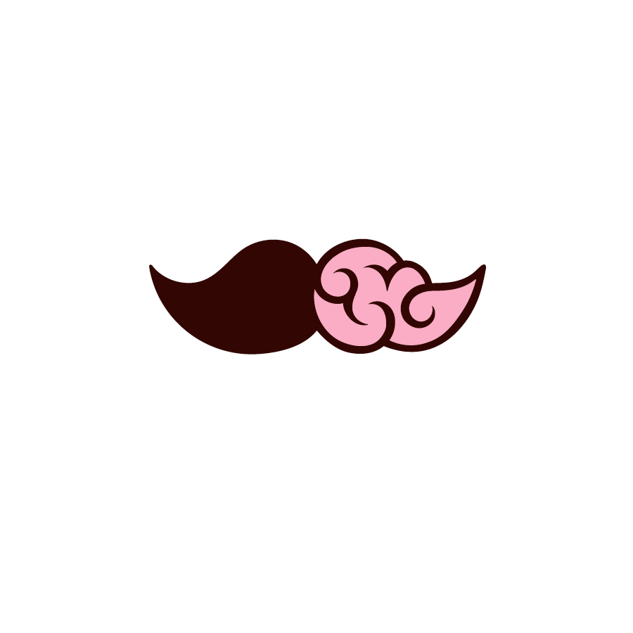 Mustachemind logo design by logo designer Kira Chao for your inspiration and for the worlds largest logo competition