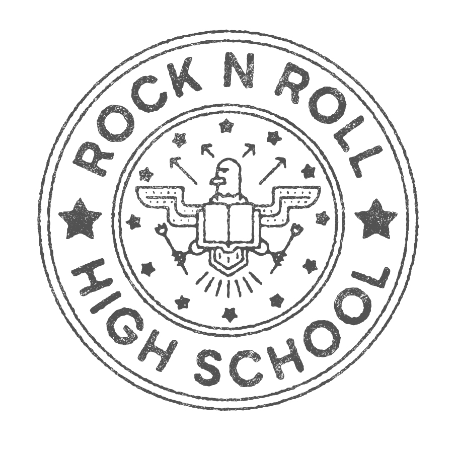 Rock N Roll High School logo design by logo designer Hotel Graphic Design Company for your inspiration and for the worlds largest logo competition