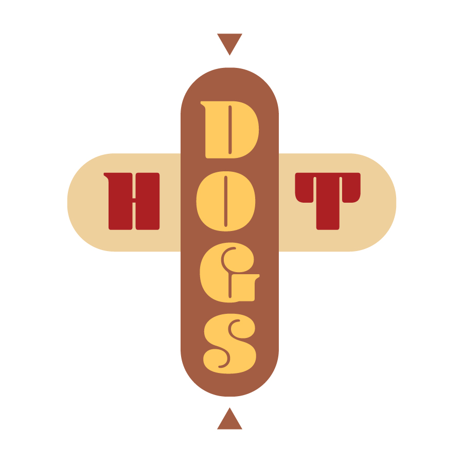 Hot Dogs logo design by logo designer Hotel Graphic Design Company for your inspiration and for the worlds largest logo competition