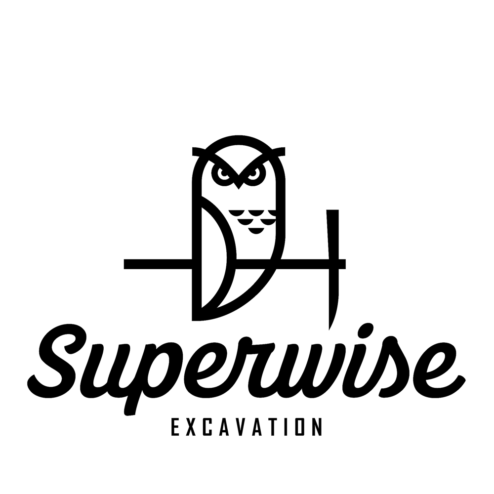 SuperWise Excavation logo design by logo designer Amit Botre - Spin Design for your inspiration and for the worlds largest logo competition