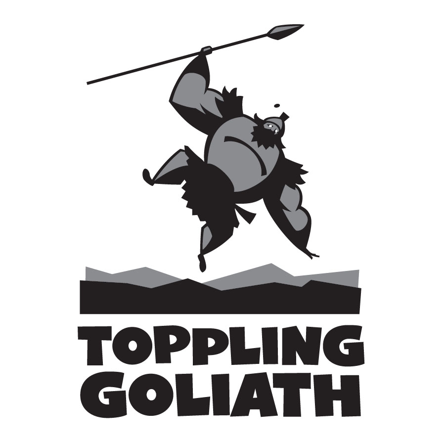 Toppling Goliath logo design by logo designer Chimera Design for your inspiration and for the worlds largest logo competition