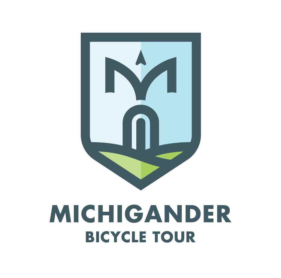 Michigander Bicycle Tour logo design by logo designer T. Sieting Design for your inspiration and for the worlds largest logo competition