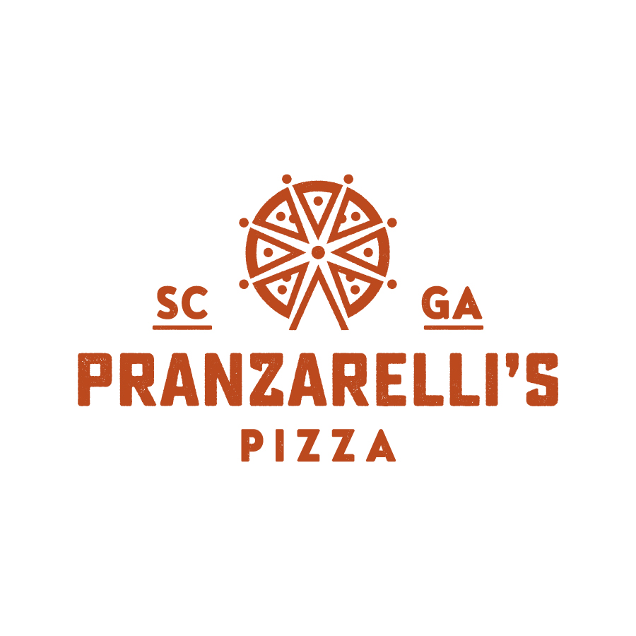 Pranzarellis Pizza logo design by logo designer Varsity Partners for your inspiration and for the worlds largest logo competition